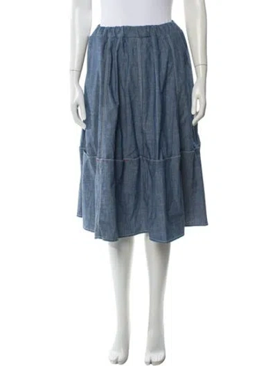 Pre-owned Marni Knee-length Skirt In Blue
