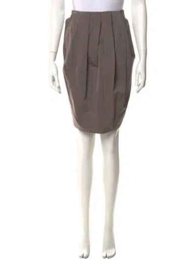 Pre-owned Marni Knee-length Skirt In Gray
