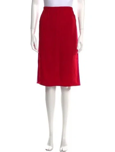 Pre-owned Marni Knee-length Skirt In Red