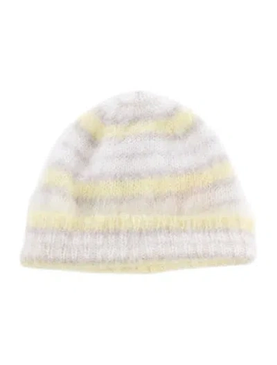 Pre-owned Marni Knitted Beanie In Yellow