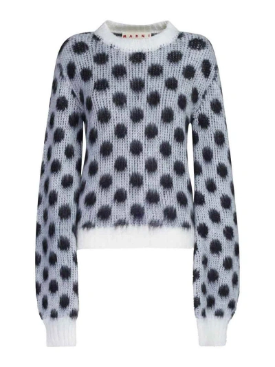 Marni Knitted Construction Jumper In White