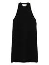 Marni Knitted Mini Dress In Schwarz