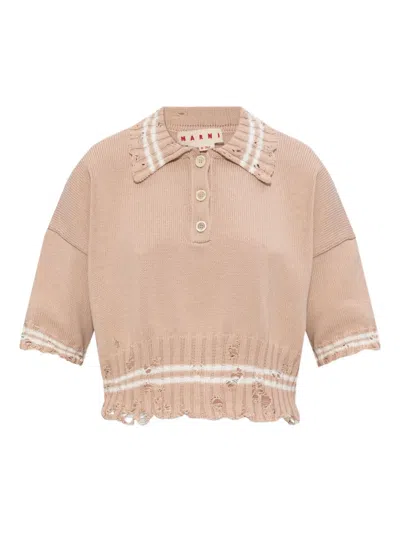 Marni Knitted Polo Top