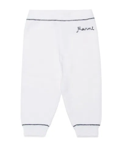 Marni Knitted Trousers In White
