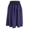 Marni Knitted Waistband Mini Skirt In Purple Polyamide In Purple