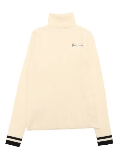 Marni Kids' Knitwear In Beige
