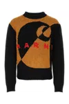 Marni Black Carhartt Wip Edition Graphic Sweater In Black