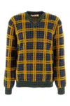 Marni Multicolor Wool Blend Sweater In Chv39