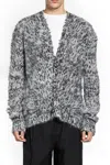 Marni Alpaca Wool-blend Cardigan In Gray