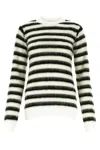 Marni Striped Crewneck Pullover In Stripped
