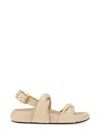 Marni Knotted Design Leather Sandals With Adjustable Buckle