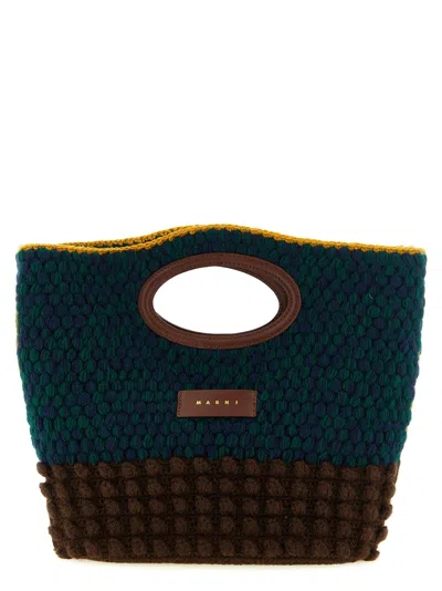 Marni 'knotty' Clutch In Multicolor