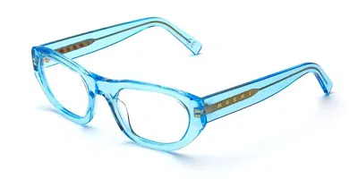 Marni Laamu Atoll Crystal Blue Asian Fit Women's Glasses, , Size 53