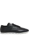 Marni Lace-up Athletic Trainers In Black