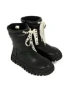 Marni Lace-up Detail Lug-sole Boots In Black