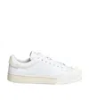 Marni White Nappa Low Sneakers In White