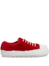Marni Lace-up Sneakers In Red