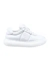 Marni Lace Up Sneakers In White