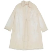 MARNI MARNI LADIES DUST COAT IN VINTAGE EFFECT DENIM IN SNOW-WHITE