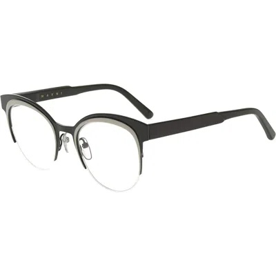 Marni Ladies' Spectacle Frame  Curve Me2100 Gbby2 In Black