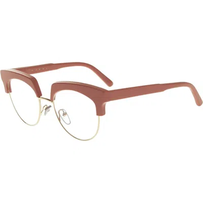 Marni Ladies' Spectacle Frame  Graphic Me2605 Gbby2 In Brown