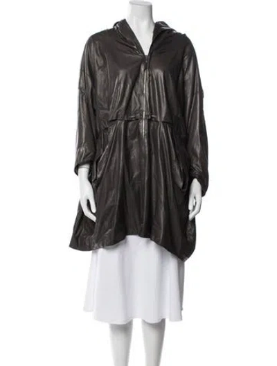 Pre-owned Marni Lamb Leather Jacket In Black