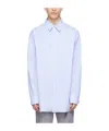 Shop Marni Lapel Long-sleeved Shirt In Blue