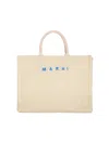 Marni Large "east/west" Tote Bag - Cream