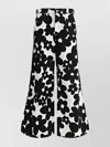 Marni Cotton Trousers With Black And White Dillies Print