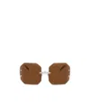 Marni Women's Metal Sunglasses In Brown