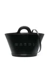 Marni Large Tropicalia Tote Bag In Black