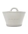 Marni Large Tropicalia Tote Bag In White