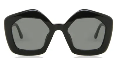 Marni Laughing Waters Black L8x Men's Sunglasses Black Size 51