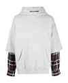 Marni Layered-design Hoodie In White