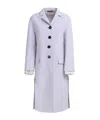 Marni Layered-detail Felted Coat In White