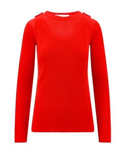 MARNI MARNI LAYERED CREWNECK KNIT JUMPER