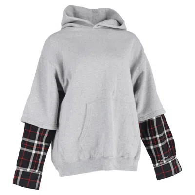 Marni Layered Hooded Sweater In Multicolor Cotton