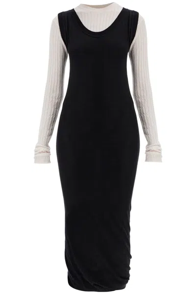 MARNI MARNI LAYERED KNIT DRESS WOMEN