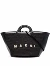 Marni Tropicalia Logo-embroidered Tote Bag