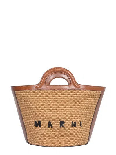 Marni Leather And Fabric Stylish Bag