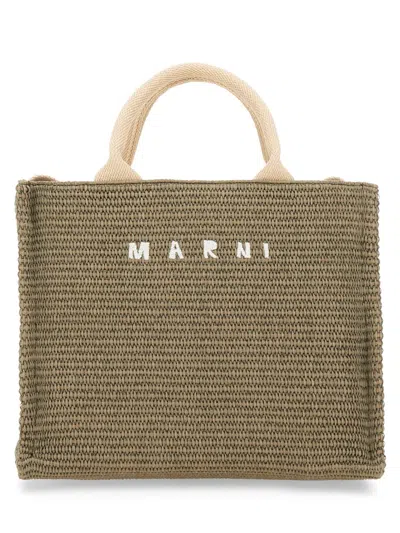 Marni Leather And Fabric Stylish Bag