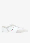 Marni Lily White Light Grey Leather Sneakers In White