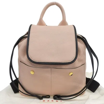 Pre-owned Marni Leather Backpack () In Multi