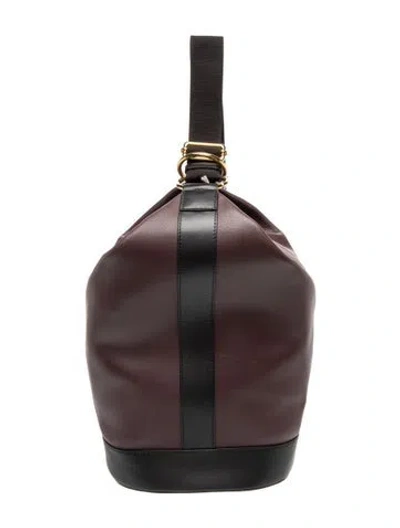 Pre-owned Marni Leather Backpack In Red