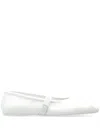 Marni Leather Ballet Flats In White