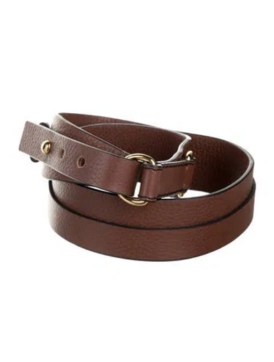 Pre-owned Marni Leather Belt In Brown