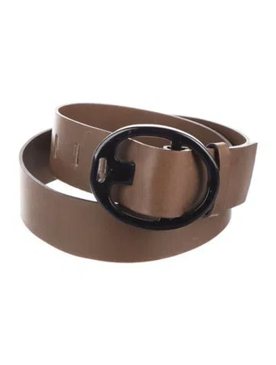 Pre-owned Marni Leather Belt In Brown