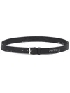 MARNI LEATHER BELT W/MARNI PATCHES