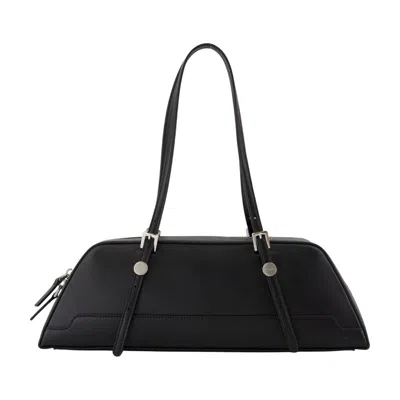 Marni Duffle Shoulder Bag  Leather Black