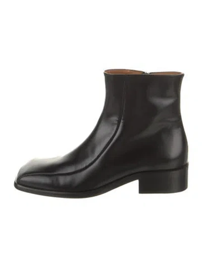 Pre-owned Marni Leather Boots In Black